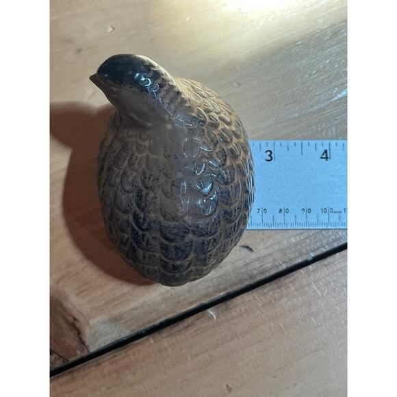 Set of 2 MCM Vintage OMC Ceramic Quail Partridge Japan. Mother and baby Decor - Picture 7 of 8